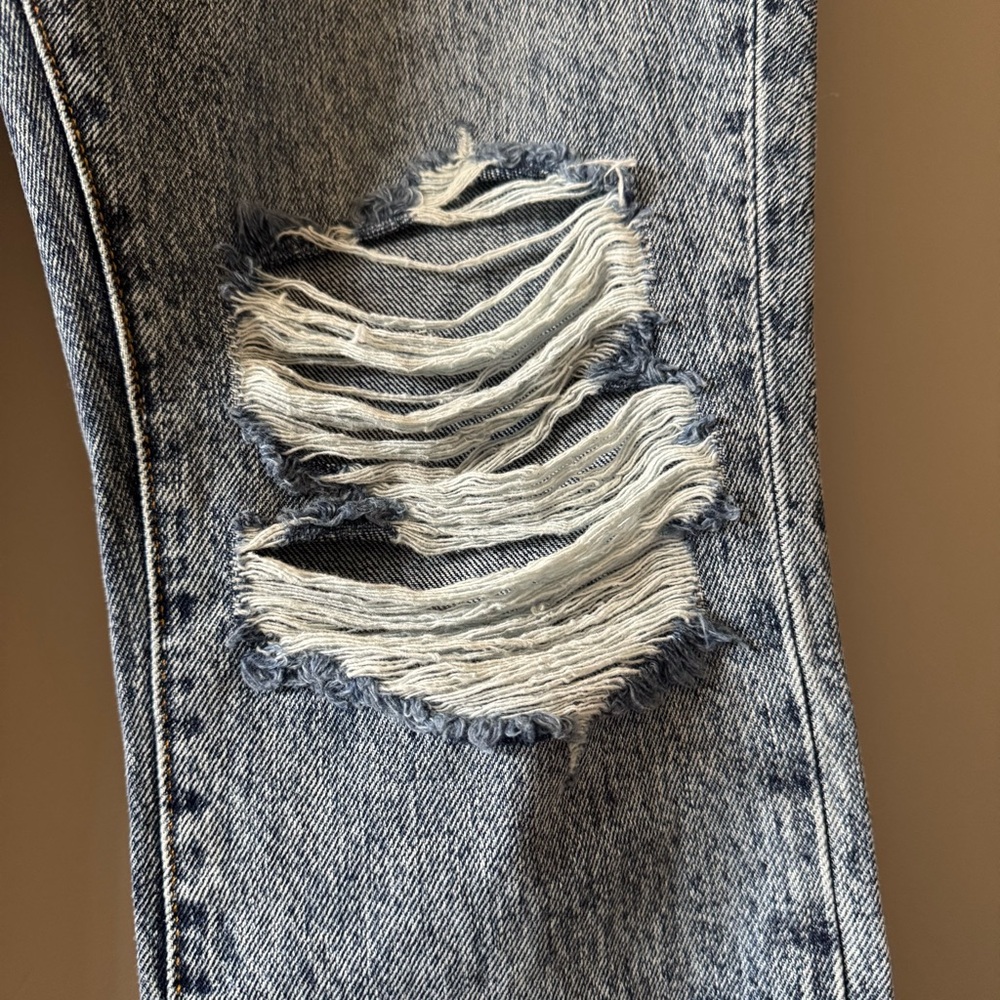 GOOD AMERICAN GOOD CLASSIC JEANS INDIGO SIZE 4 - Picture 5 of 10